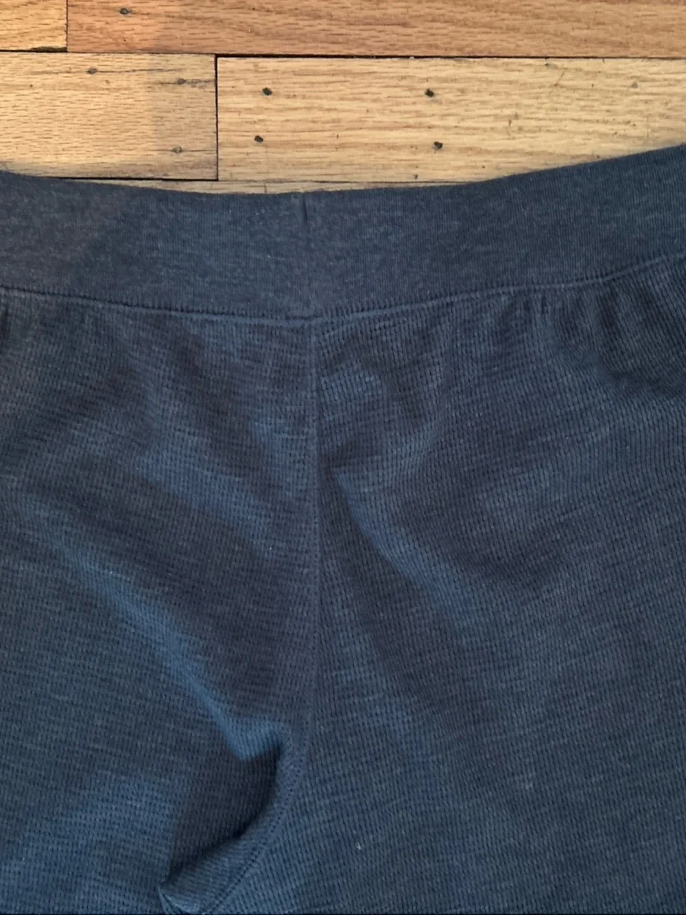 POLO RALPH LAUREN Men's Waffle Knit Lounge Jogger Pants in Gray Large Drawstring